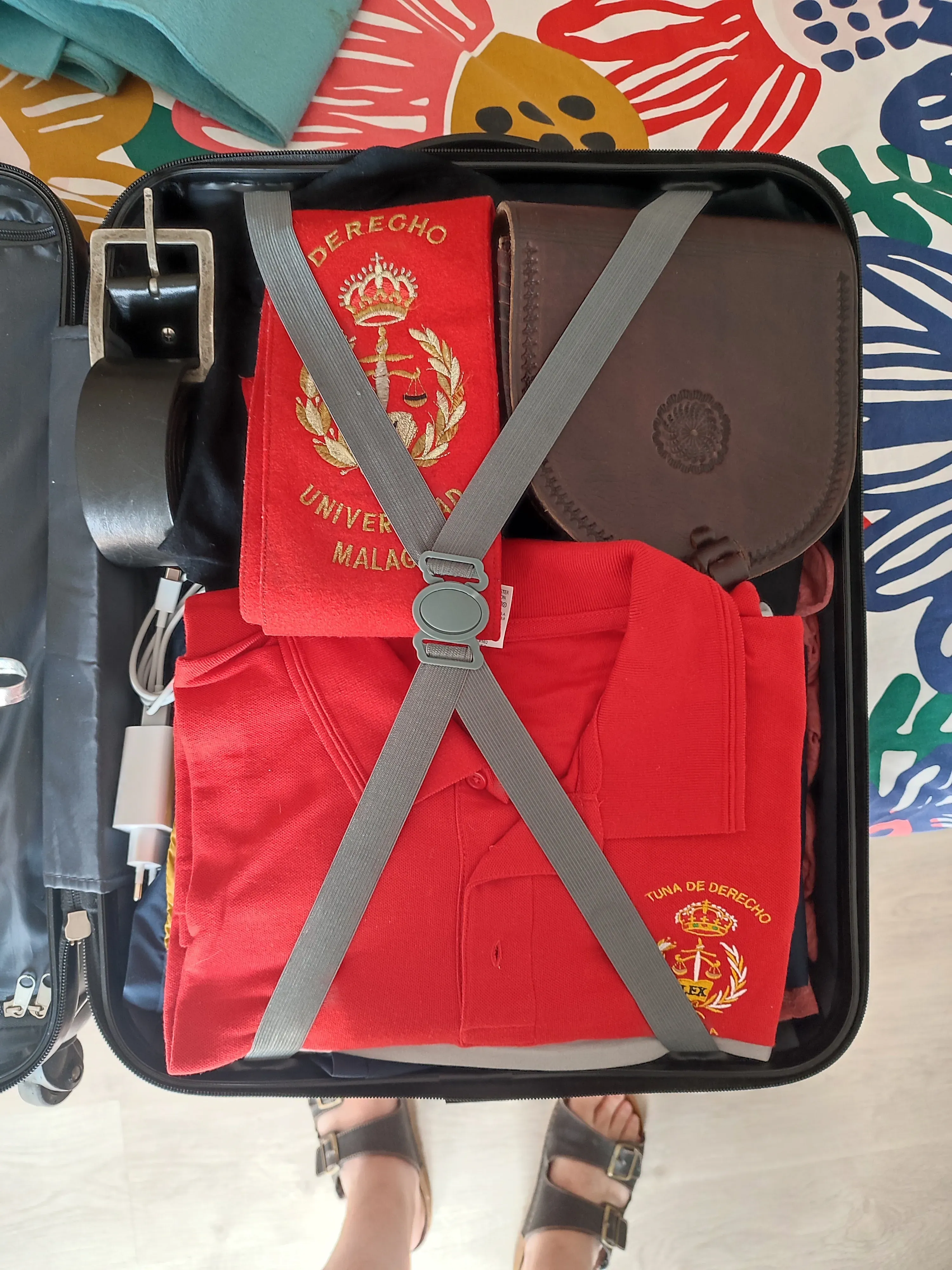 Tunos durante un viaje fuera de Málaga